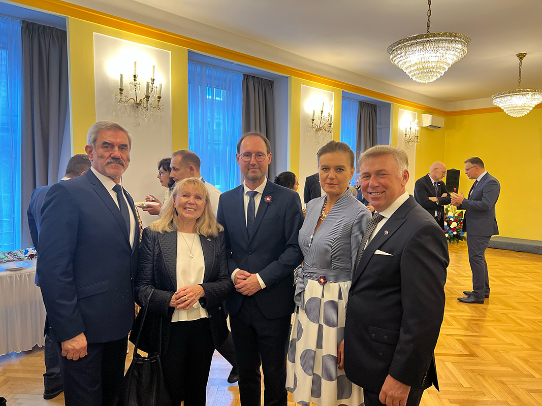 Z JE Ambasadorem RC w Polsce Bretislavem Dančakiem